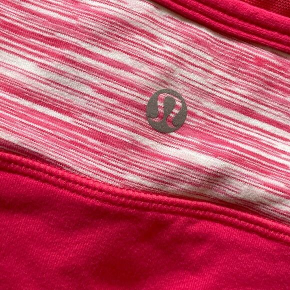 LULULEMON Pink Criss Cross Tank Top SZ 8 - Picture 6 of 8
